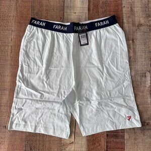 Farah sheridan blue lounge shorts Men's large